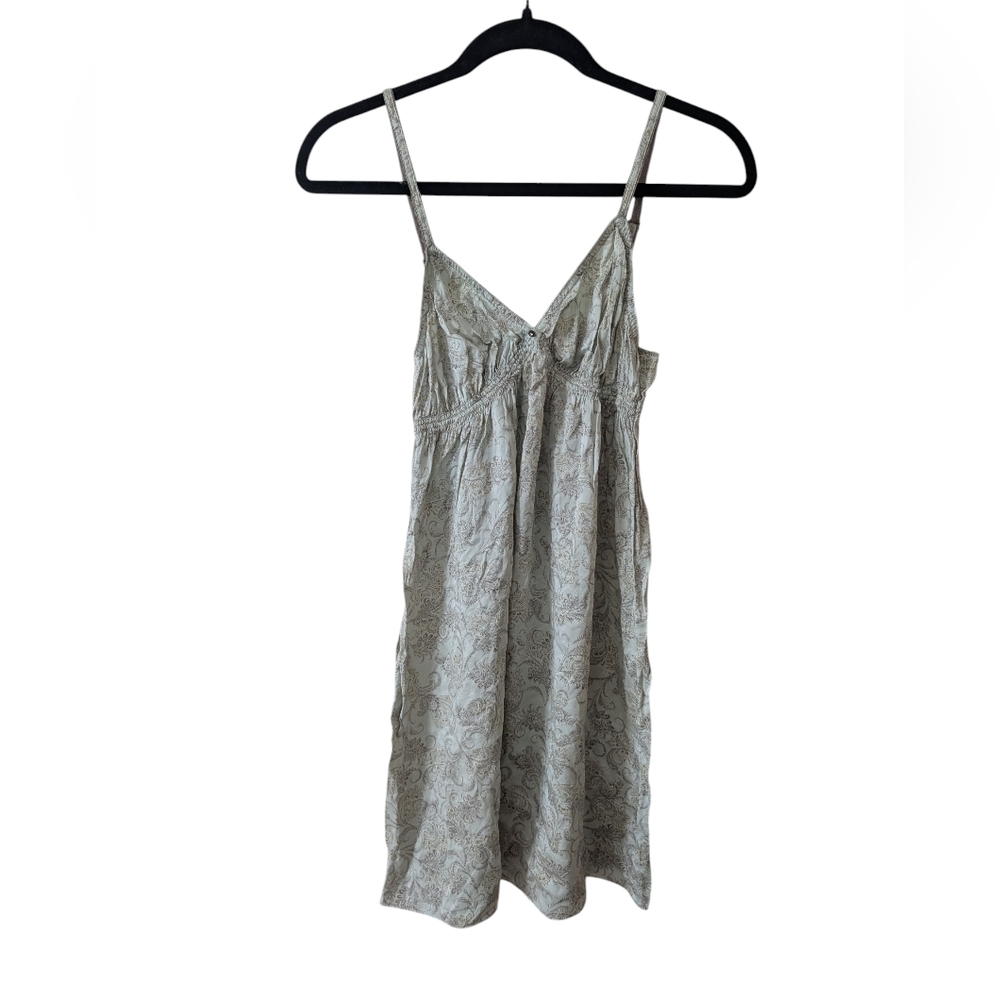 Vintage Y2K Victoria's Secret Paisley Babydoll Fairy 100% Silk Slip Dress Size M